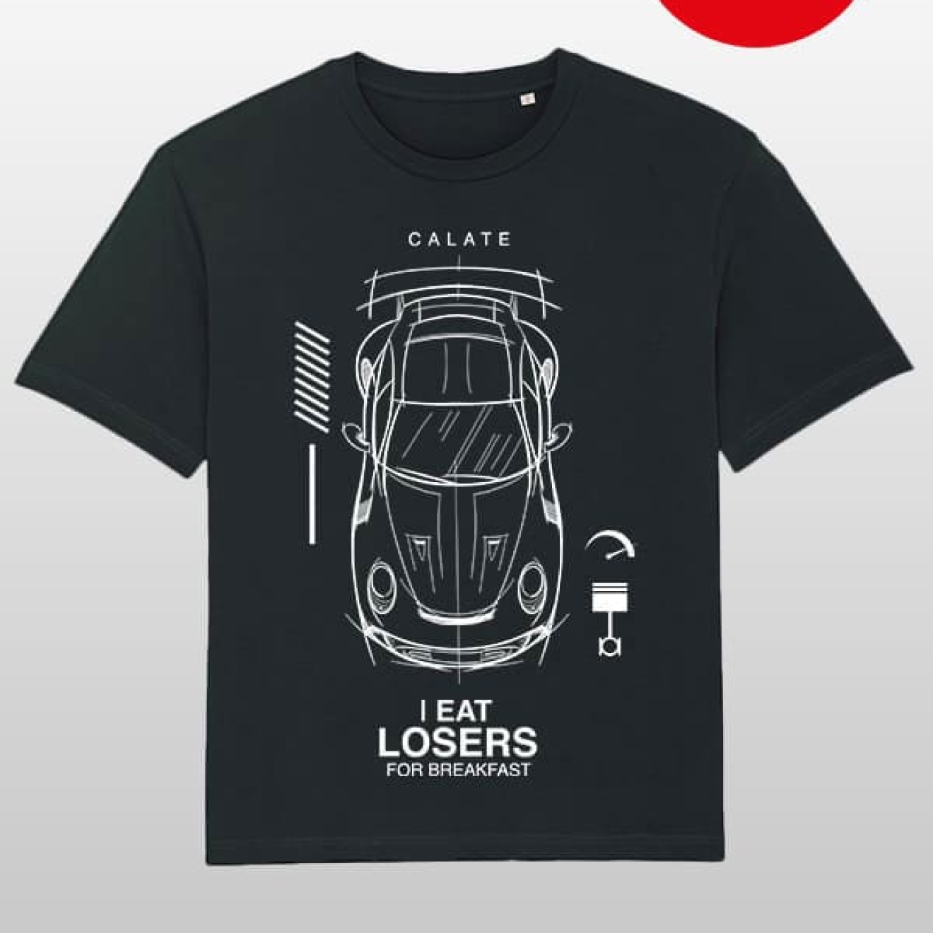 IELFB Shirt White Lines Black Sale