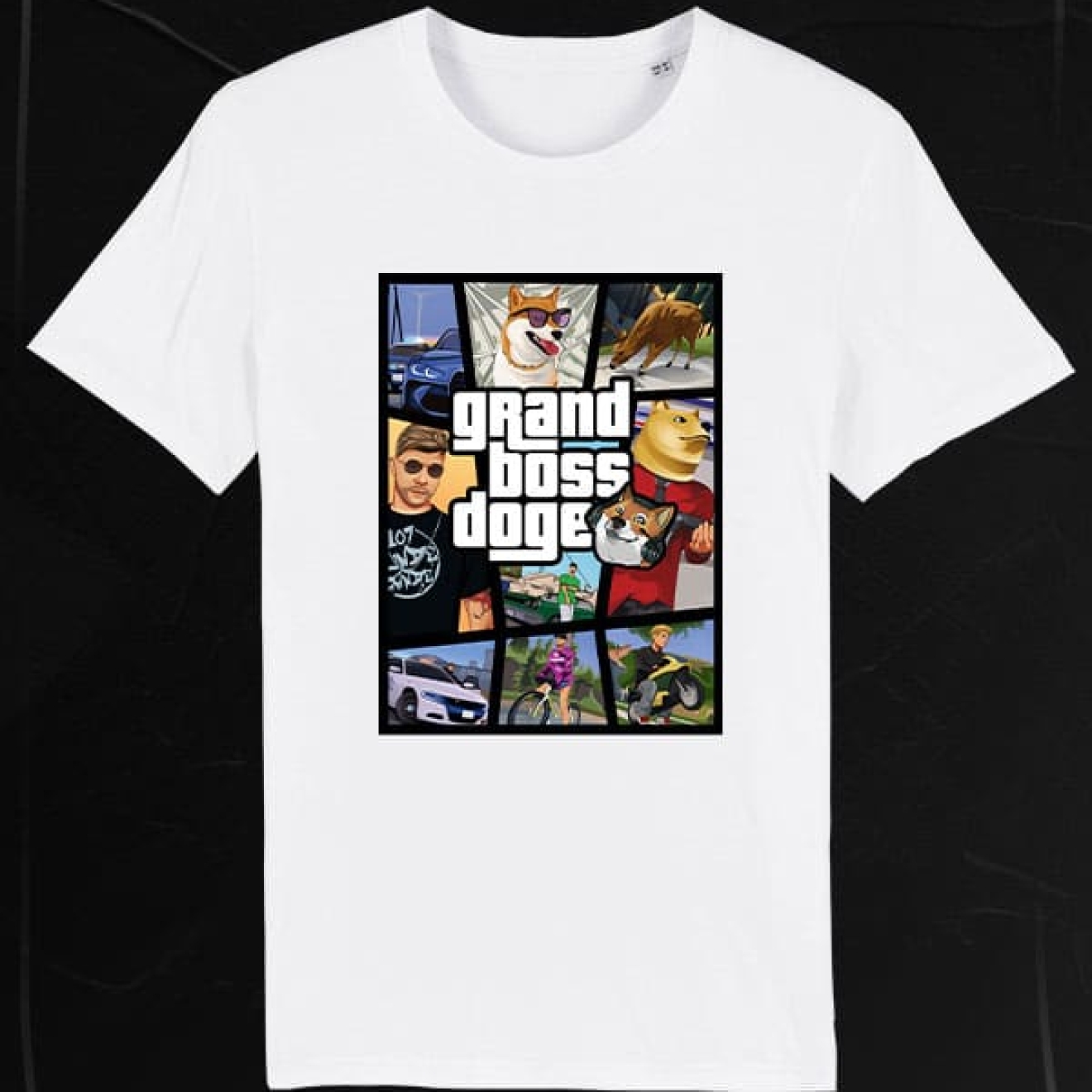 Grand boss doge Shirt white