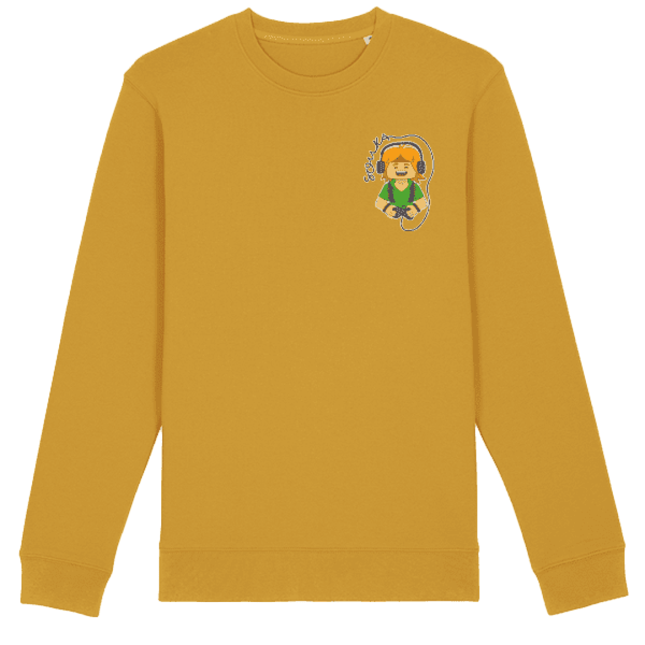 Sweat-shirt Jaune Souka