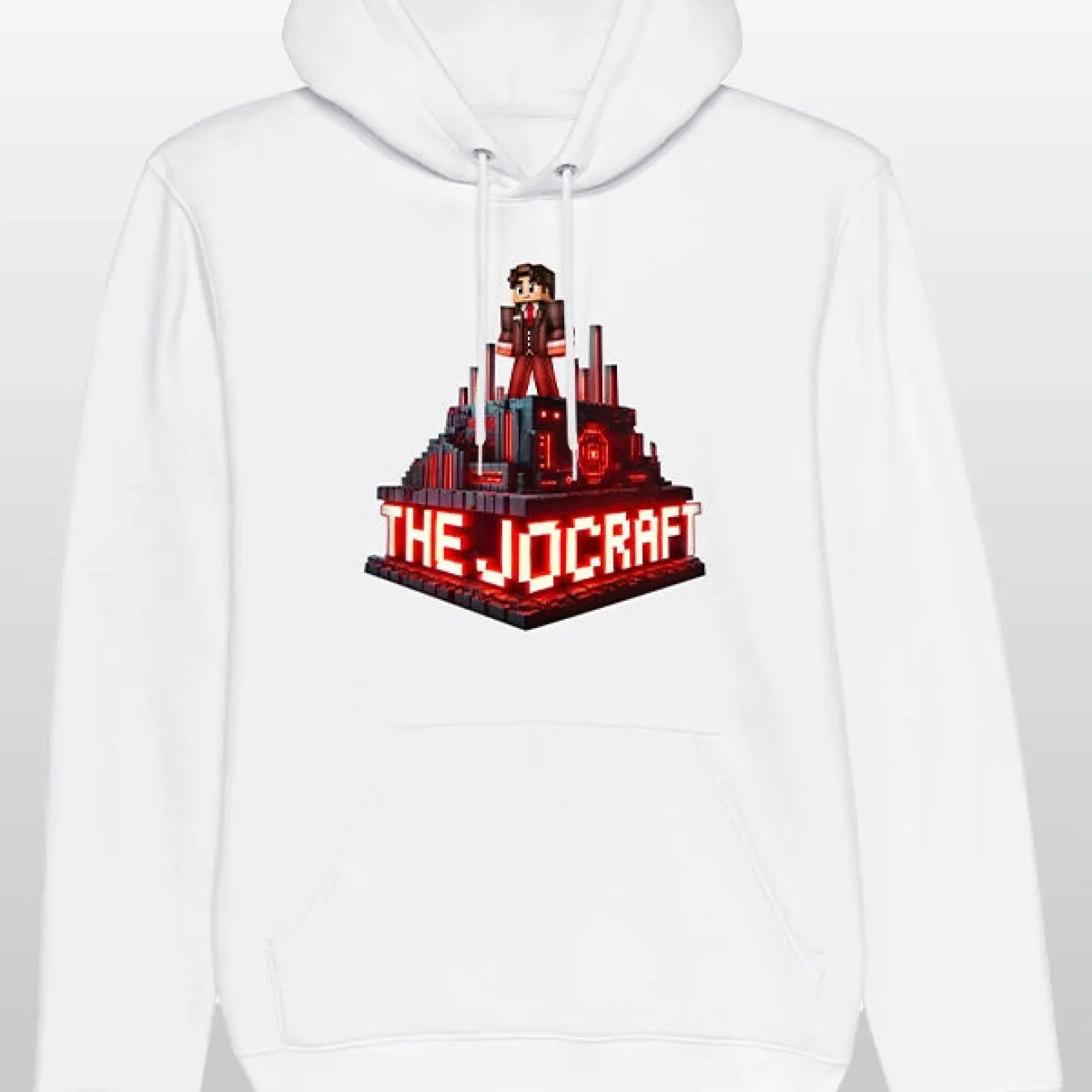 Pyramiede Hoodie Weiß