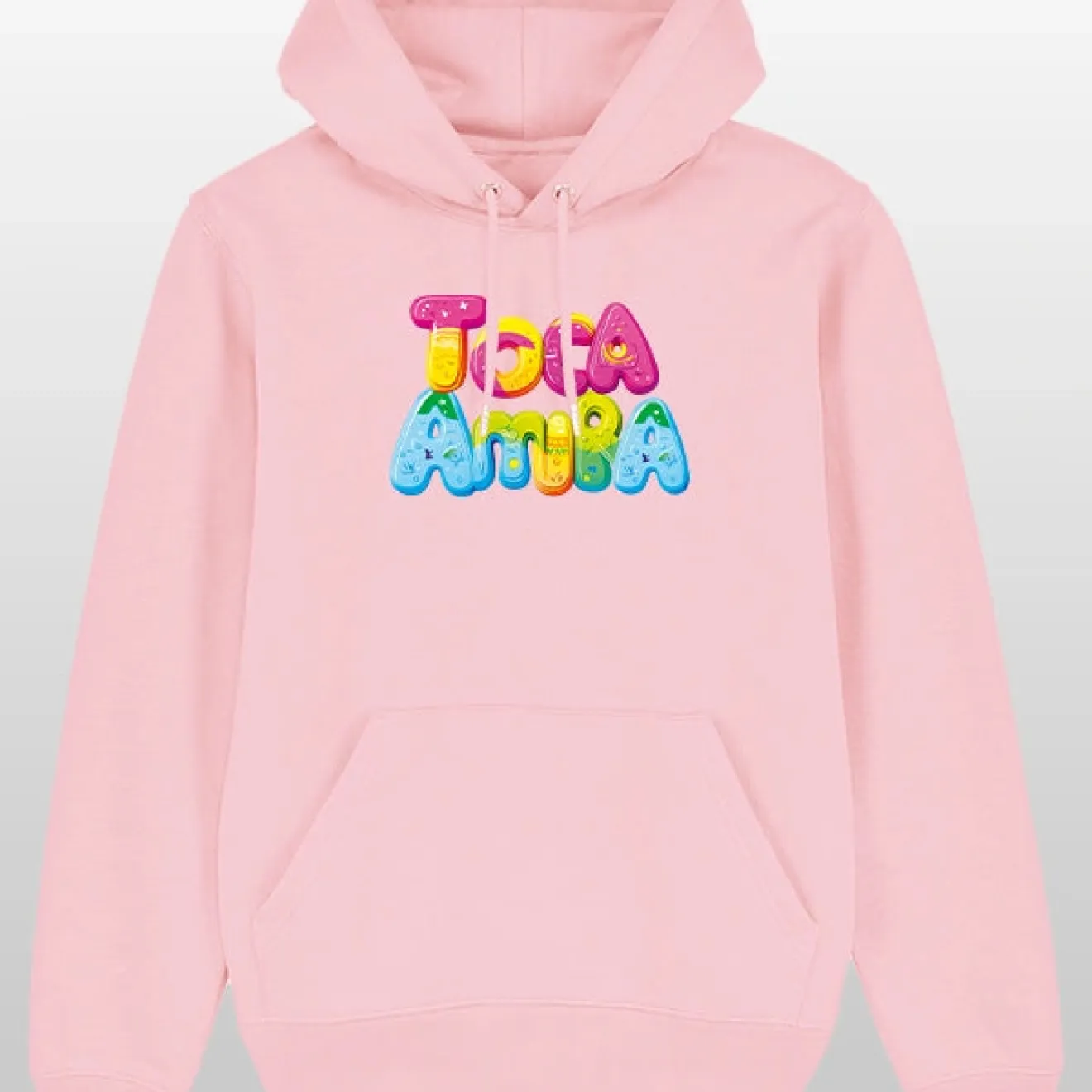 Toca Amira Art Hoodie Cotton Pink