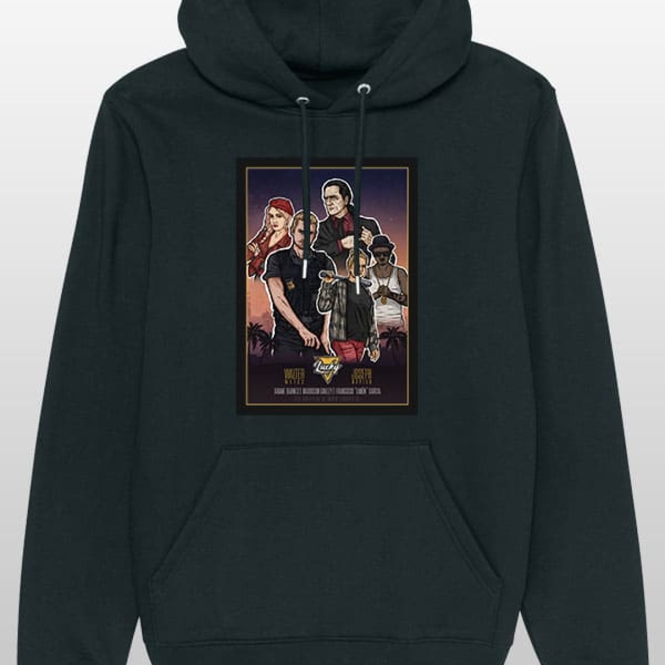 LuckyV Poster Edition Hoodie black