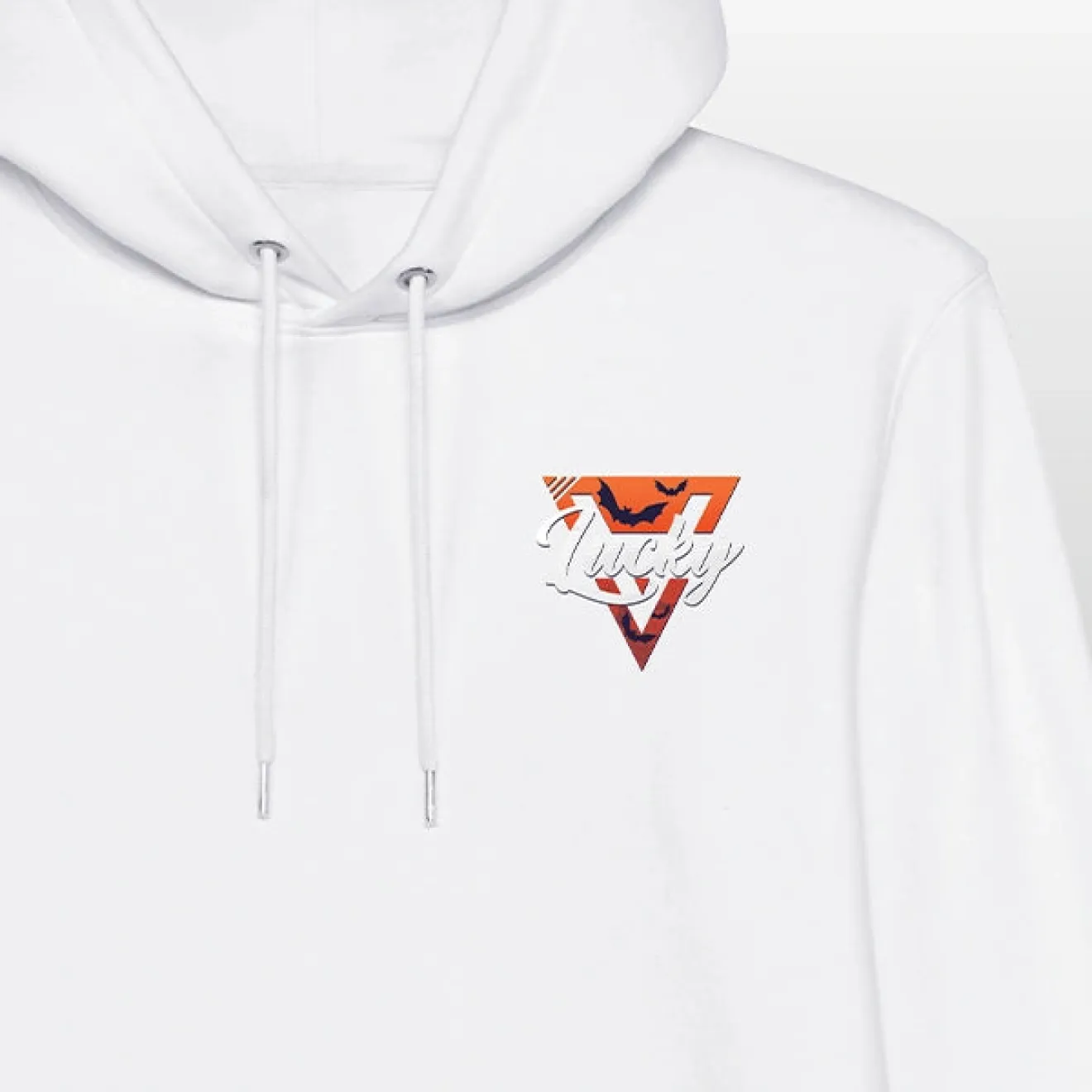 LuckyV Halloween Hoodie white