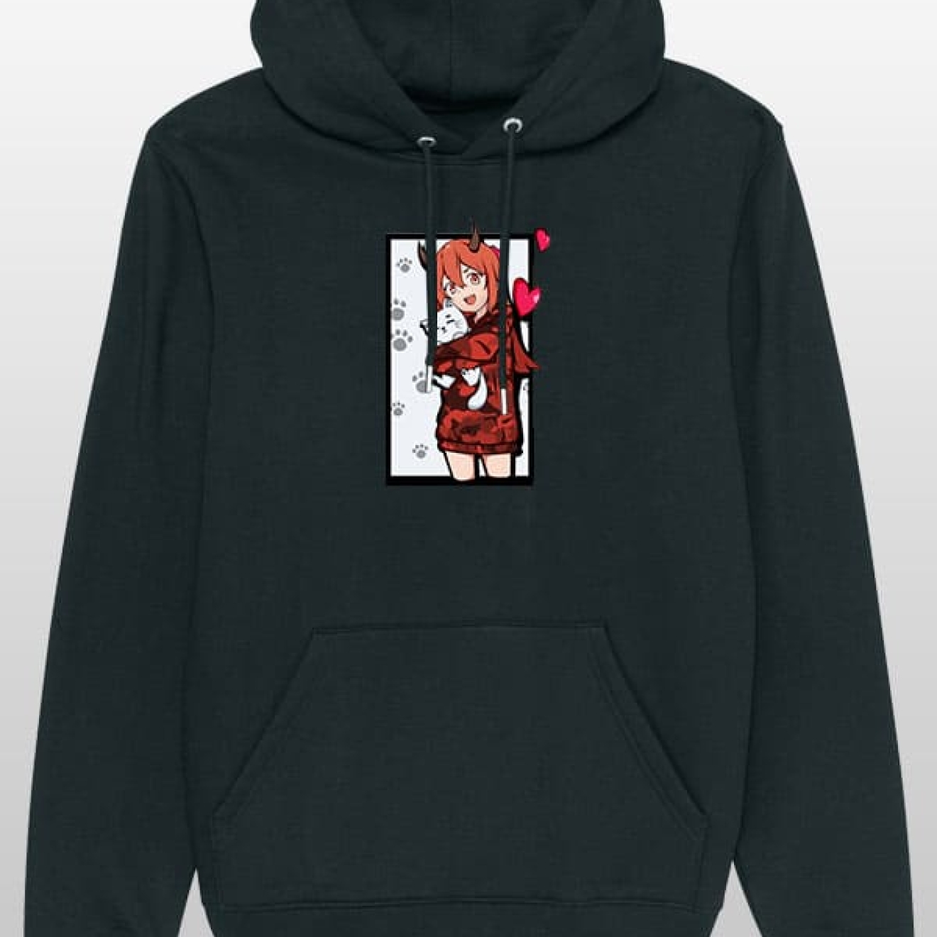 LivzHD Katzen Hoodie black