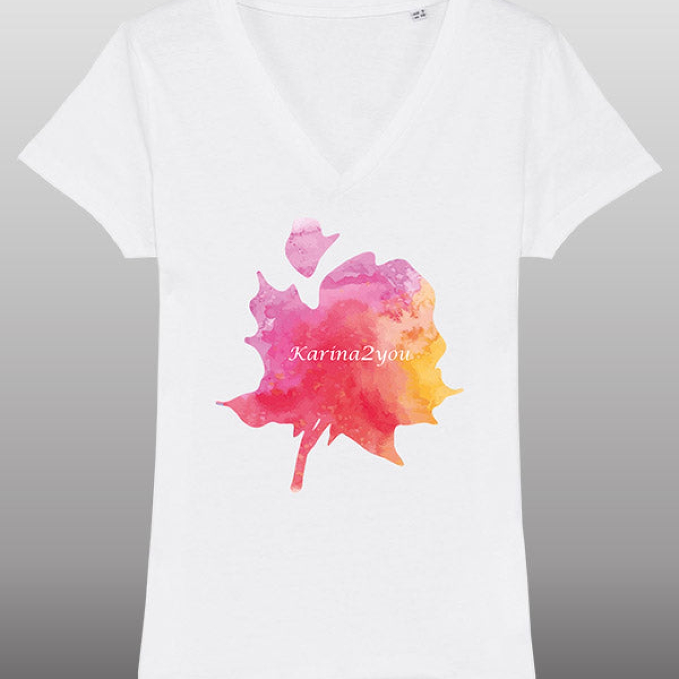 Dankeschön für MaSkieren T-Shirt-V weiß