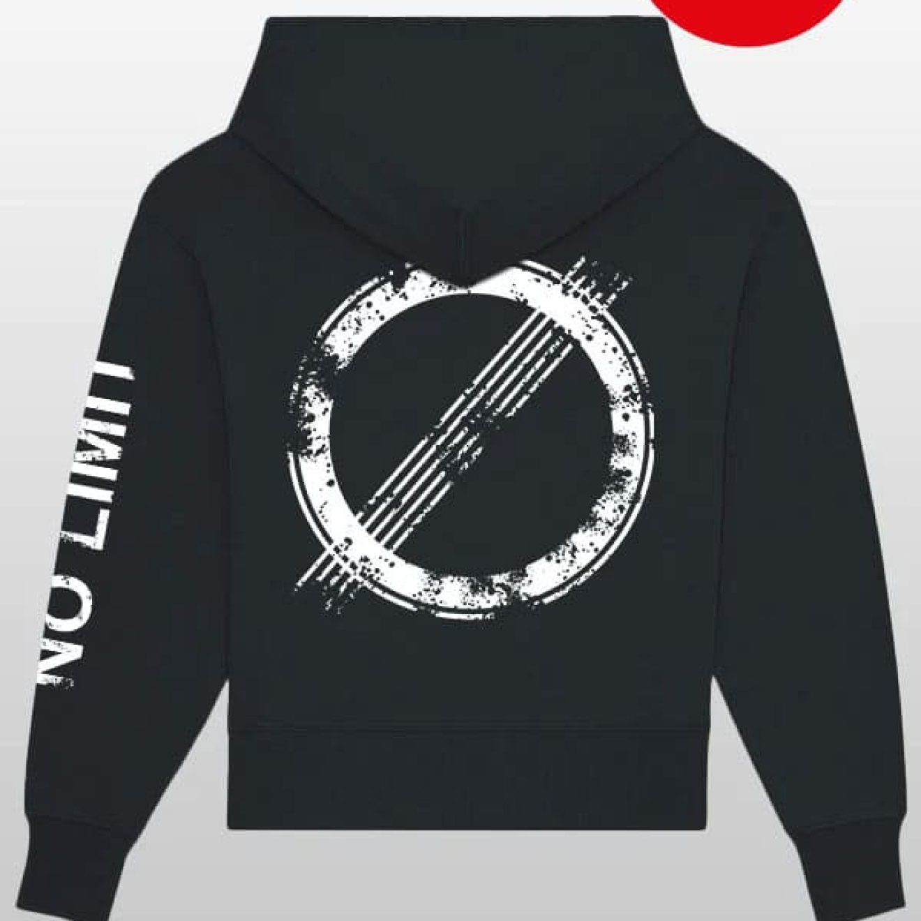 No Limit Hoodie Black & White Oversize Sale