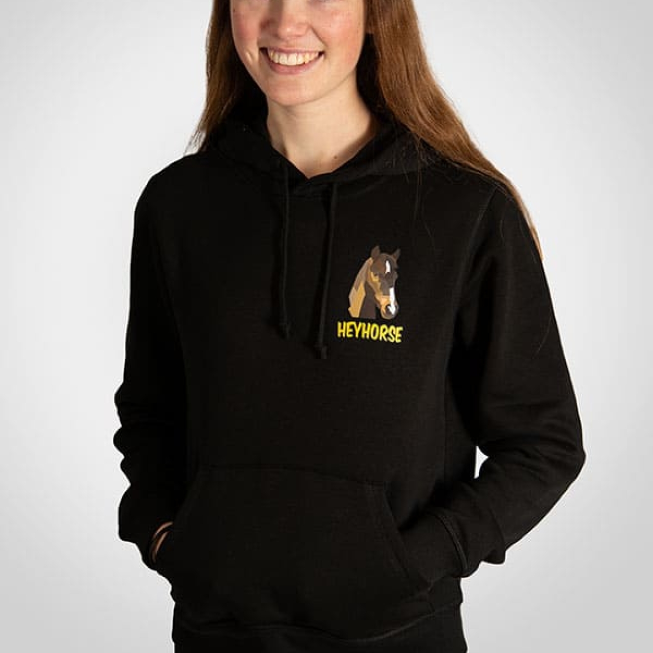 HeyHorse Hoodie gold-black