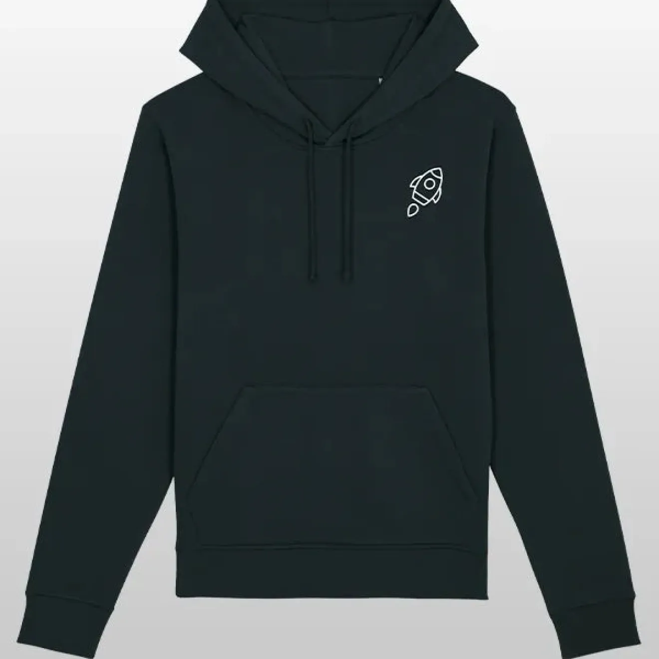 Space Weltkugel Hoodie black