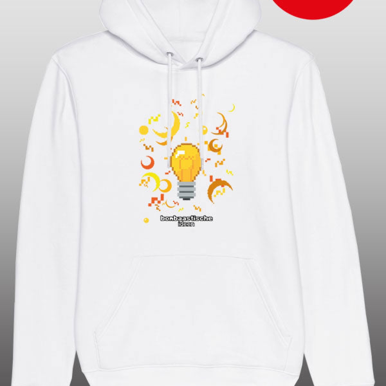 Bombaastischer Hoodie Weiß Sale