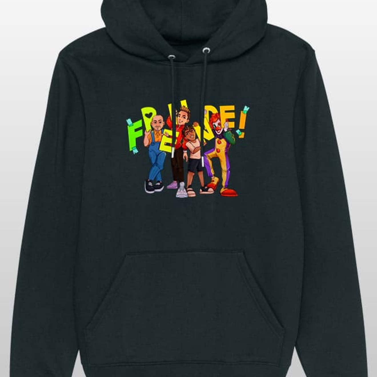 Freunde Hoodie black