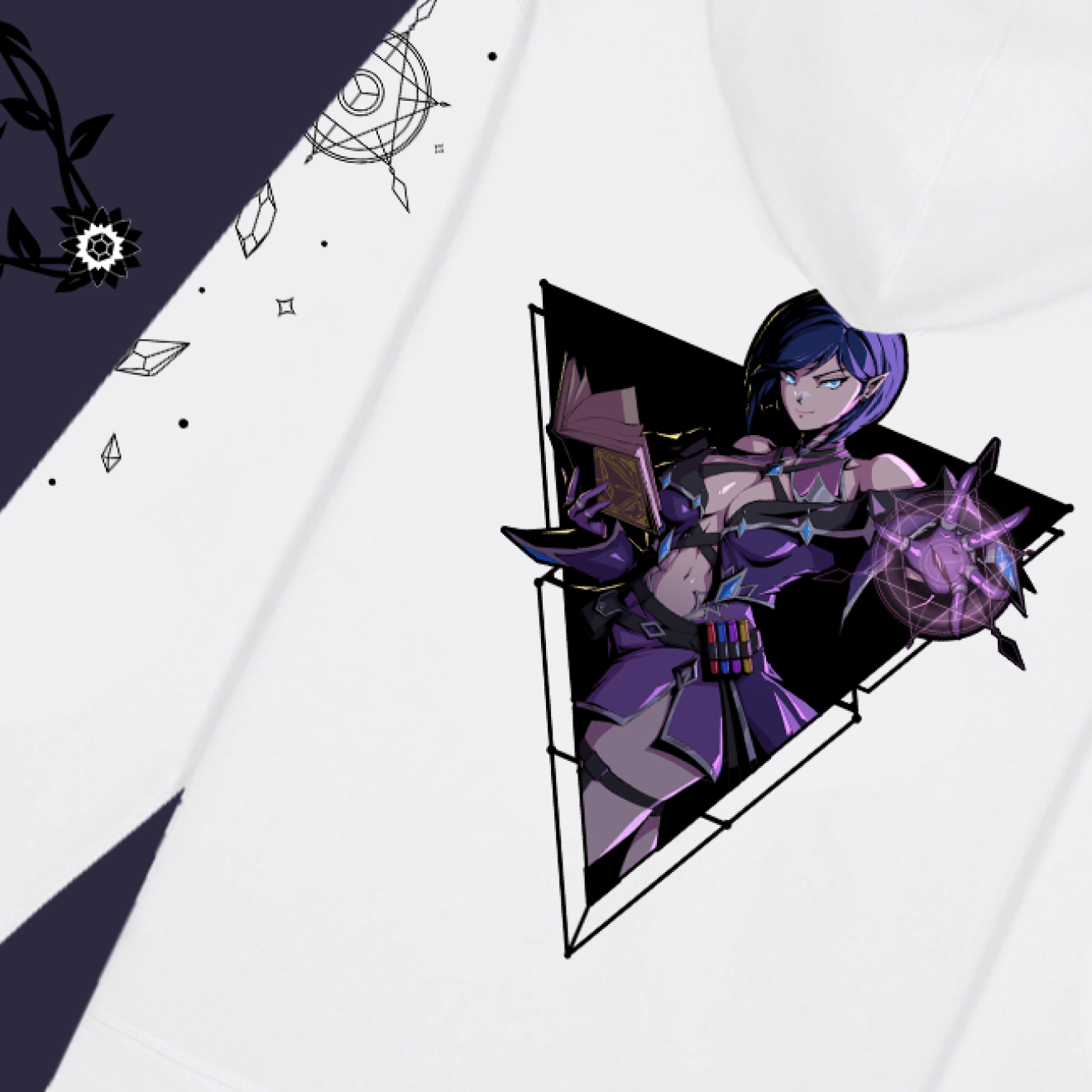 ARUKORI "EXPLOSION" HOODIE WEISS