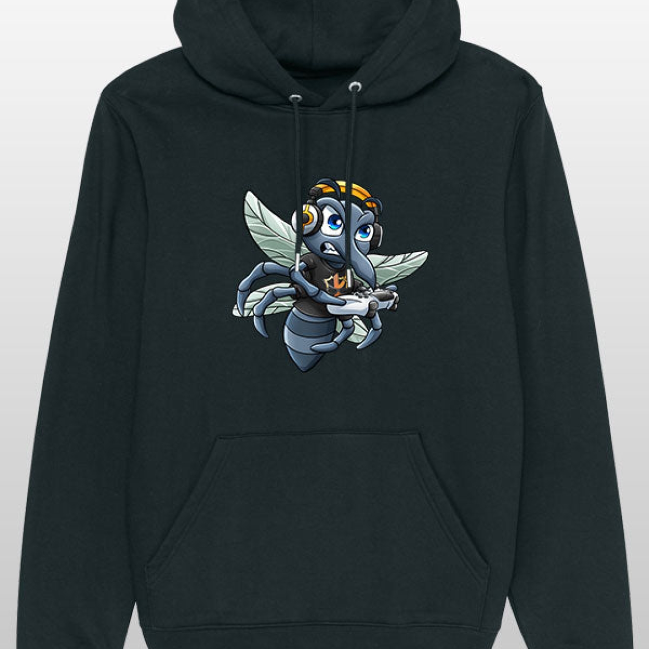 Hoodie Quad Black