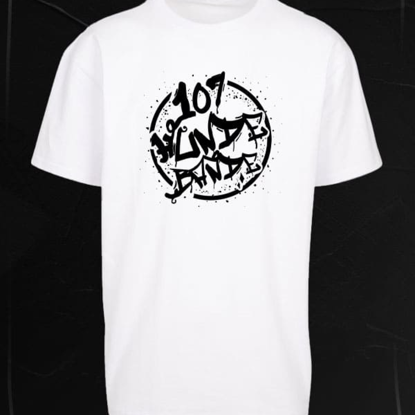 107 Hundebande Oversize Shirt white