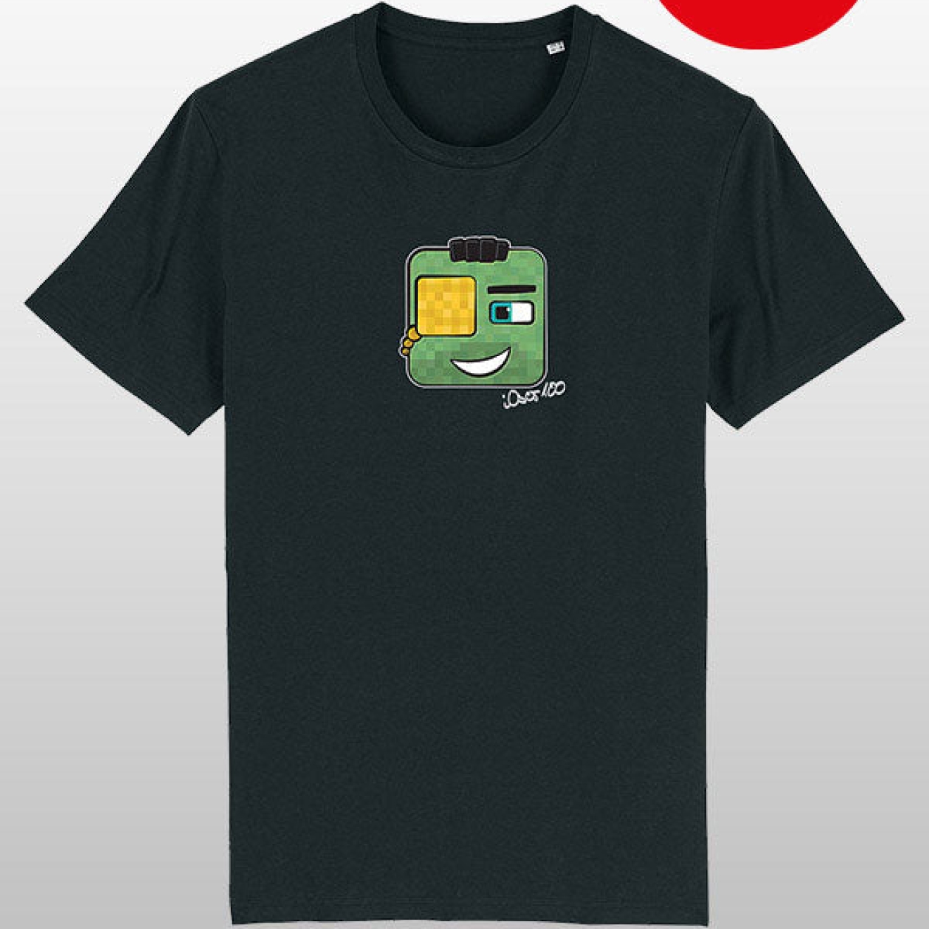 iOser100 Shirt Black Green Head Sale