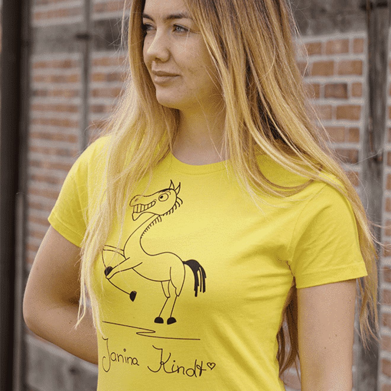 Janina Kindt signature T-Shirt yellow