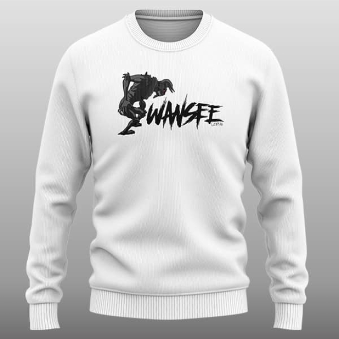 Stier Sweater weiß
