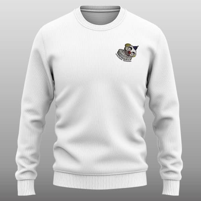 Horrorclown Sweater weiß