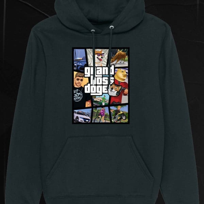 Grand boss doge Hoodie black