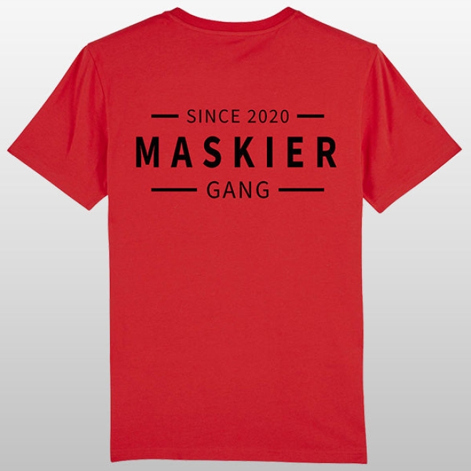 Maskier Gang T-Shirt rot
