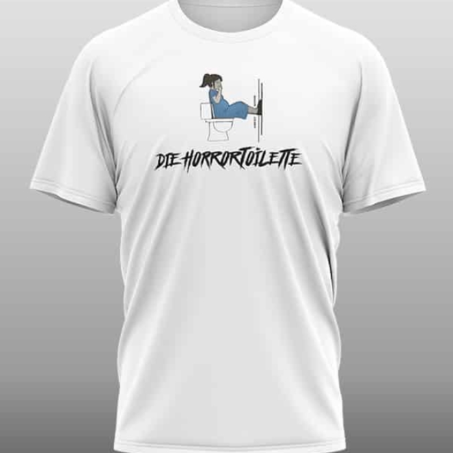 Horrortoilette Shirt weiß