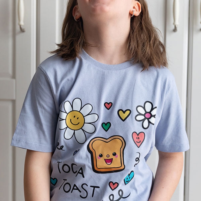 TocaToast Shirt blau