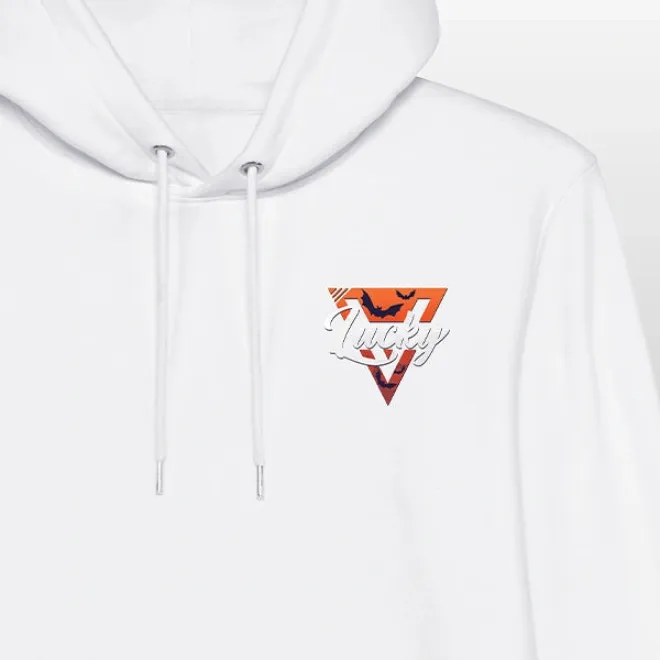 LuckyV Halloween Hoodie white
