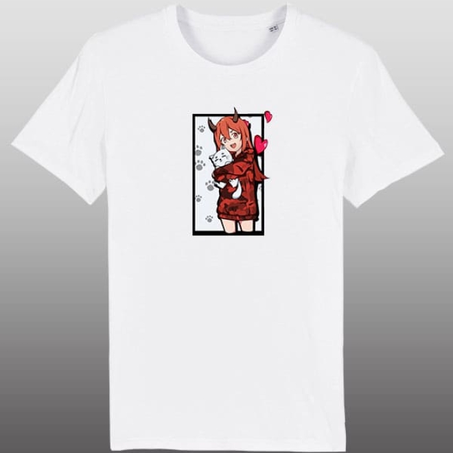 LivzHD Katzen Shirt white