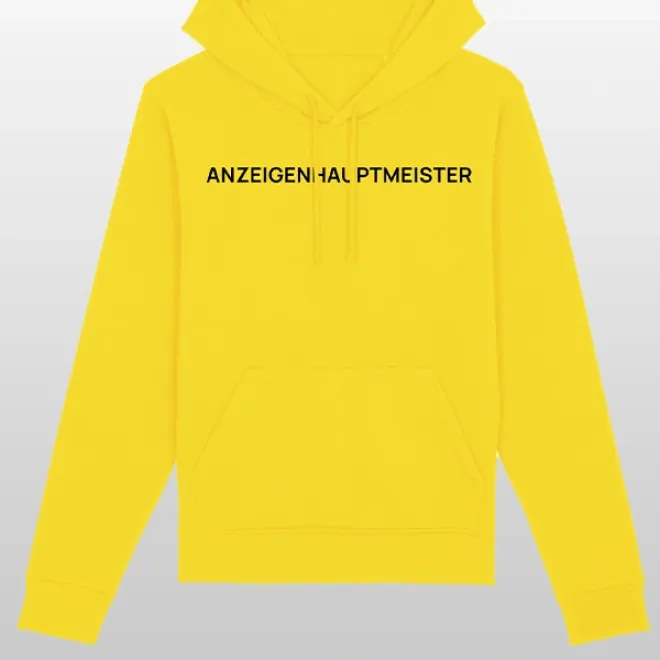 Anzeigenhauptmeister Hoodie Gelb