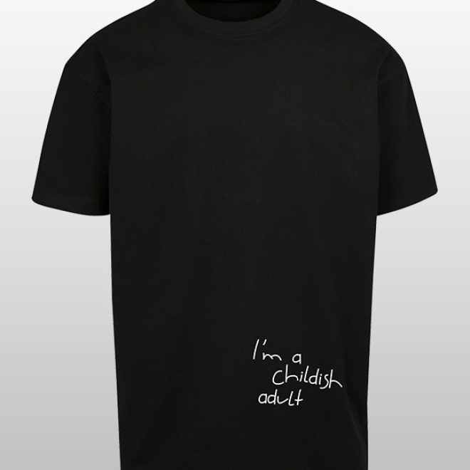Playground Oversize T-Shirt schwarz