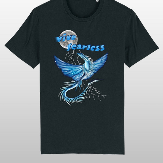 Mohi__07 Vive fearless blue Shirt schwarz