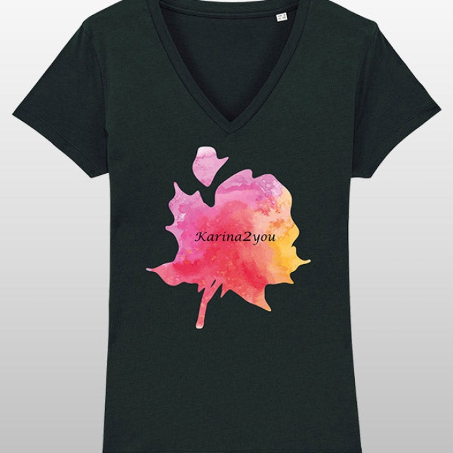 Dankeschön für MaSkieren T-Shirt-V schwarz