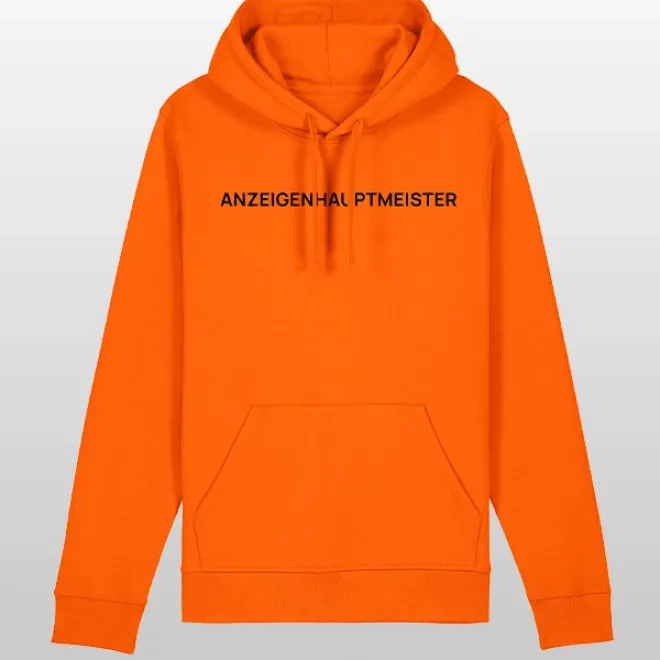 Anzeigenhauptmeister Hoodie Orange