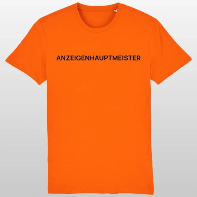 Anzeigenhauptmeister T-Shirt Orange