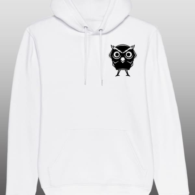 Owl Hoodie White
