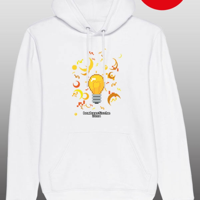 Bombaastischer Hoodie Weiß Sale