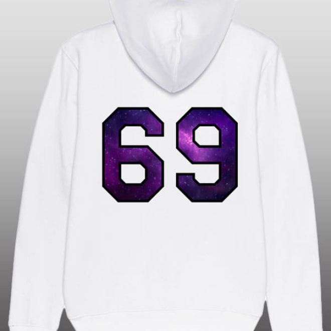 Fly-Galaxy Hoodie white