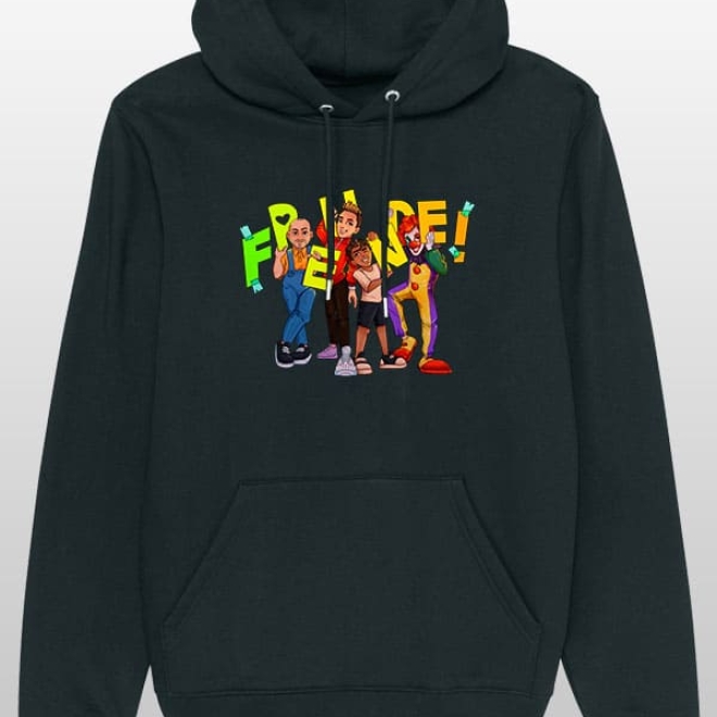 Freunde Hoodie black