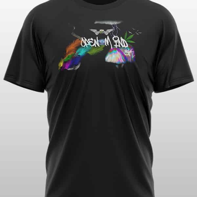 Federn, Vögel, Dr0gen ohne "Legalize" Schrift T-Shirt
