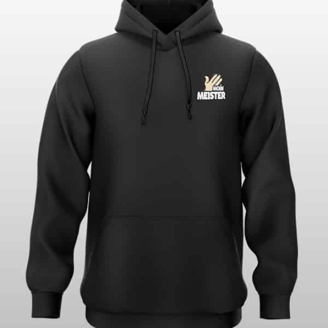 Moin Meister Hoodie KP schwarz