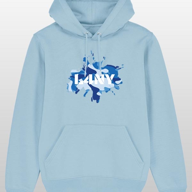 L4ny Hoodie babyblau