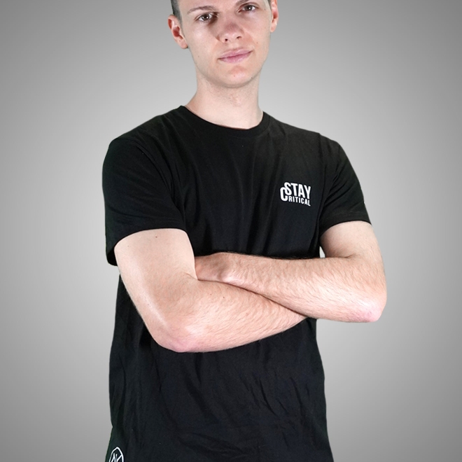 AlphaKevin Stay Friendly Shirt black