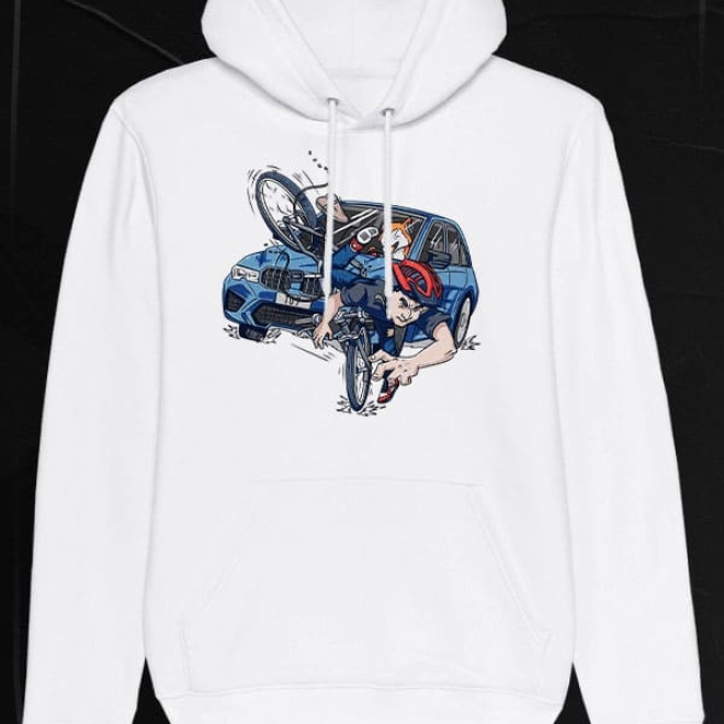 Radlfahrer Hoodie white