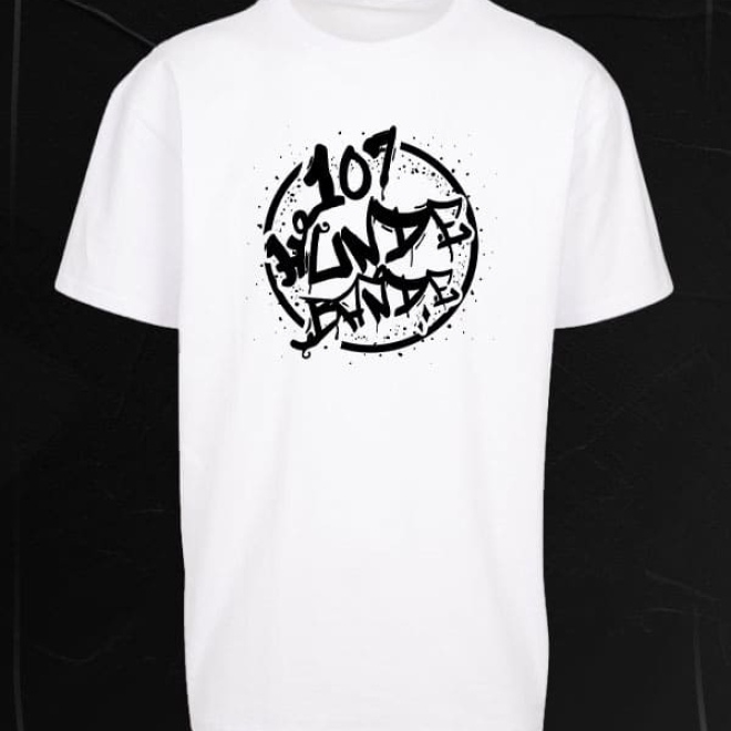 107 Hundebande Oversize Shirt white