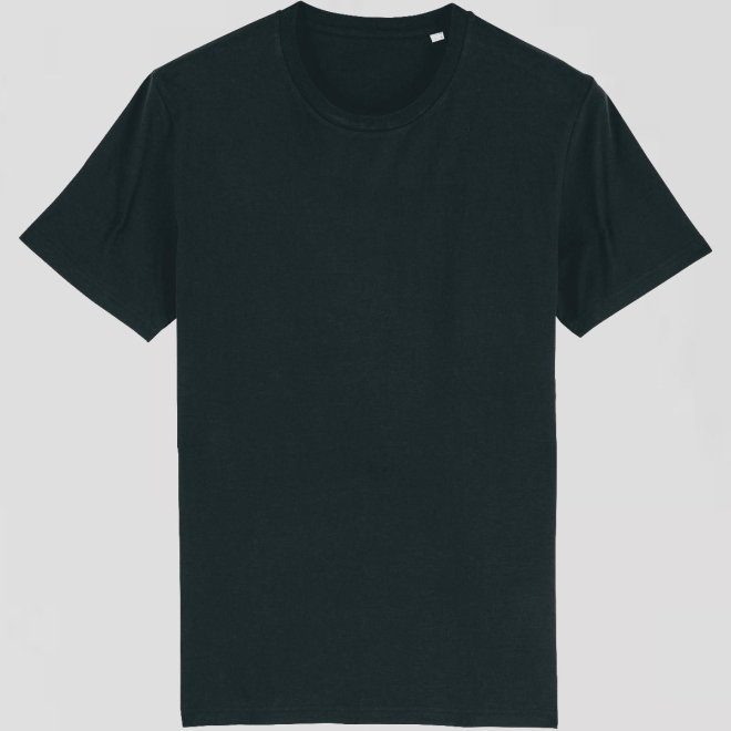 T-Shirt 100% Bio Baumwolle Black