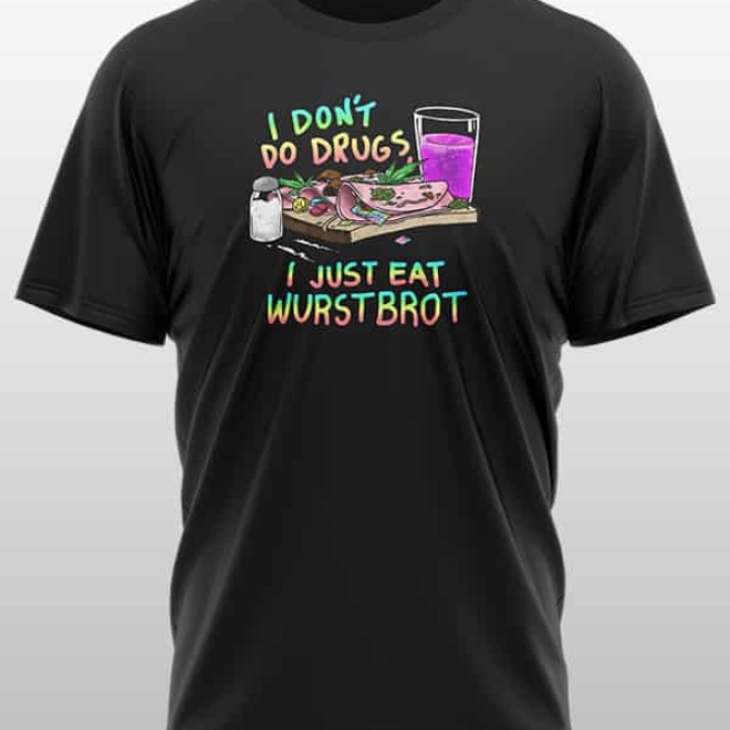 Openmind Wurstbrot Shirt schwarz