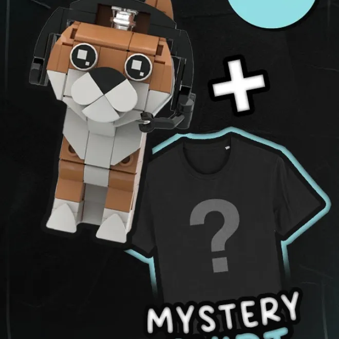 Doge Klemmbausteinset + Mystery Shirt