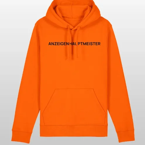 Anzeigenhauptmeister Hoodie Orange