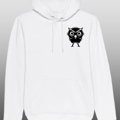 Owl Hoodie White
